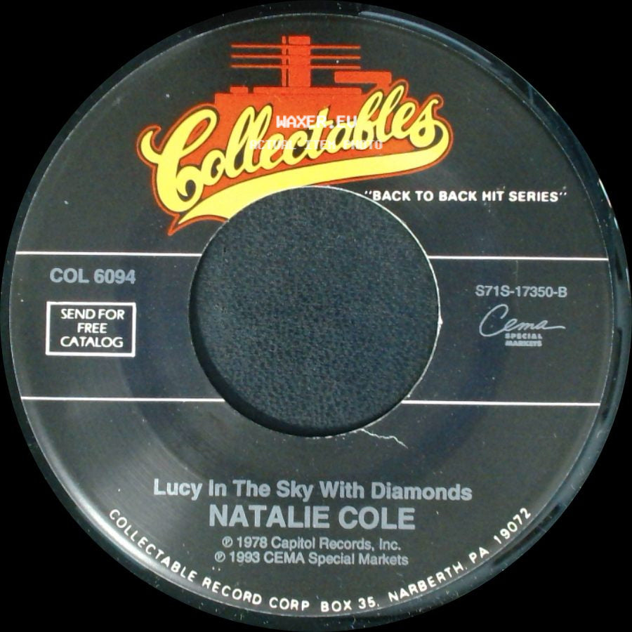 Natalie Cole - Someone That I Used To Love / Lucy In The Sky With Diamonds side B