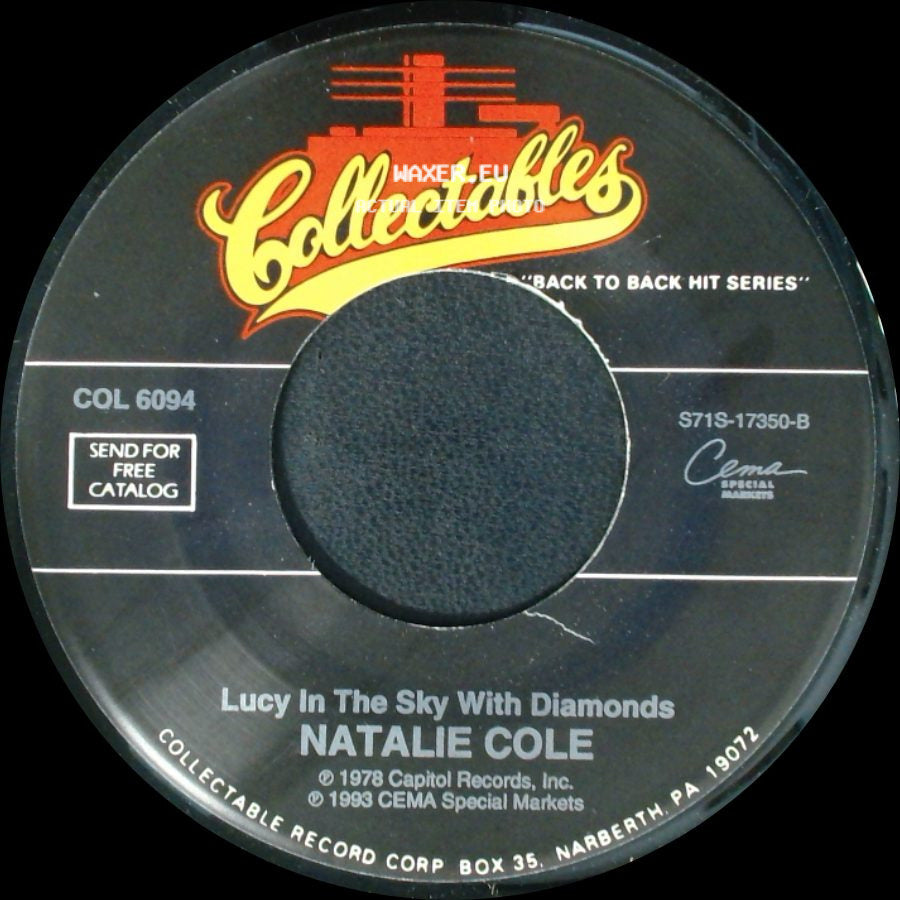 Natalie Cole - Someone That I Used To Love / Lucy In The Sky With Diamonds side B