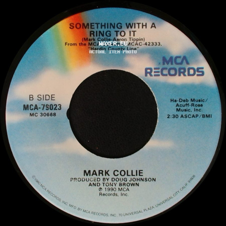 Mark Collie - Looks Aren't Everything / Something With A Ring To It side B