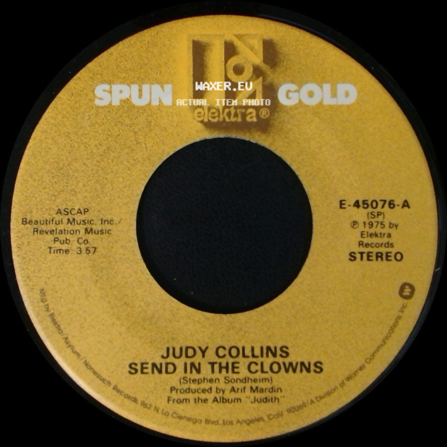 Judy Collins - Angel, Spread Your Wings / Send In The Clowns side B
