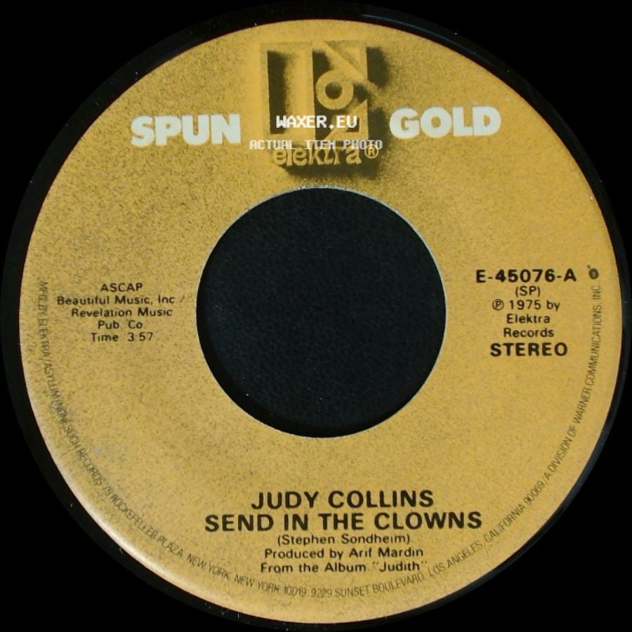 Judy Collins - Angel, Spread Your Wings / Send In The Clowns side B