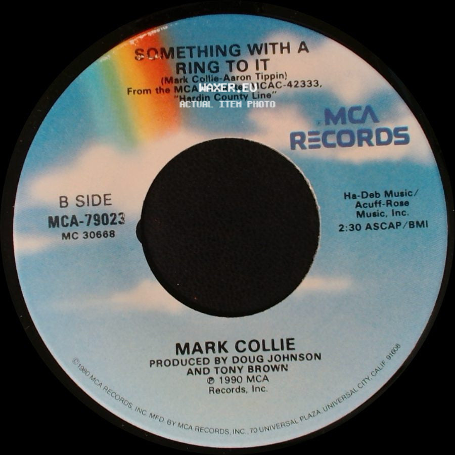 Mark Collie - Looks Aren't Everything / Something With A Ring To It side B