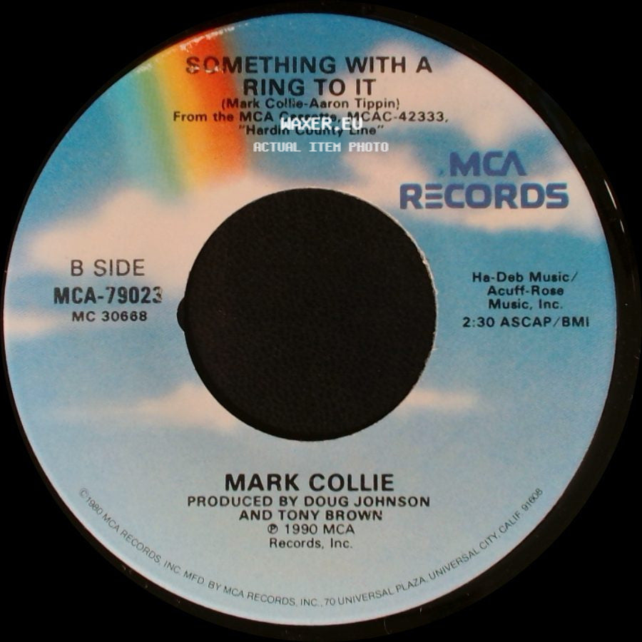 Mark Collie - Looks Aren't Everything / Something With A Ring To It side B