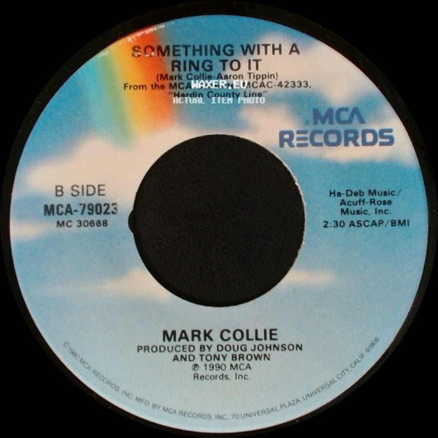 Mark Collie - Looks Aren't Everything / Something With A Ring To It side B