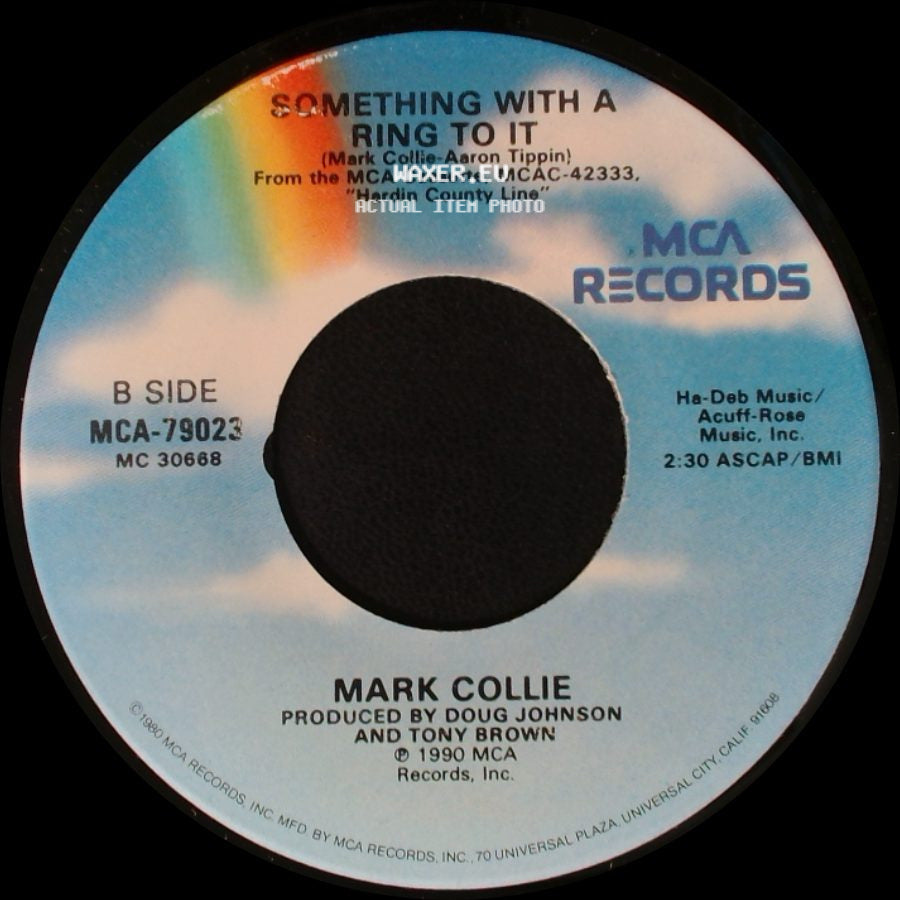 Mark Collie - Looks Aren't Everything / Something With A Ring To It side B