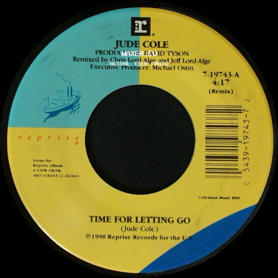 Jude Cole - Prove Me Wrong / Time For Letting Go side B