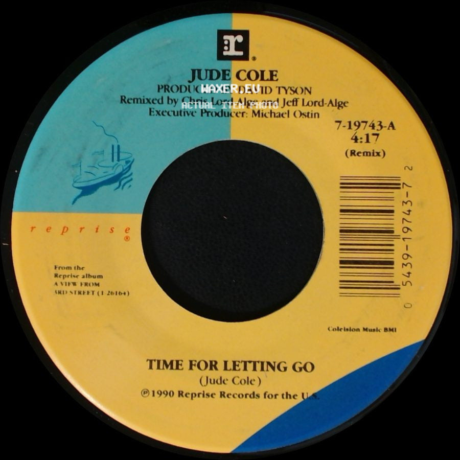 Jude Cole - Prove Me Wrong / Time For Letting Go side B