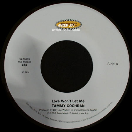Tammy Cochran - Love Won't Let Me / Angels In Waiting side A