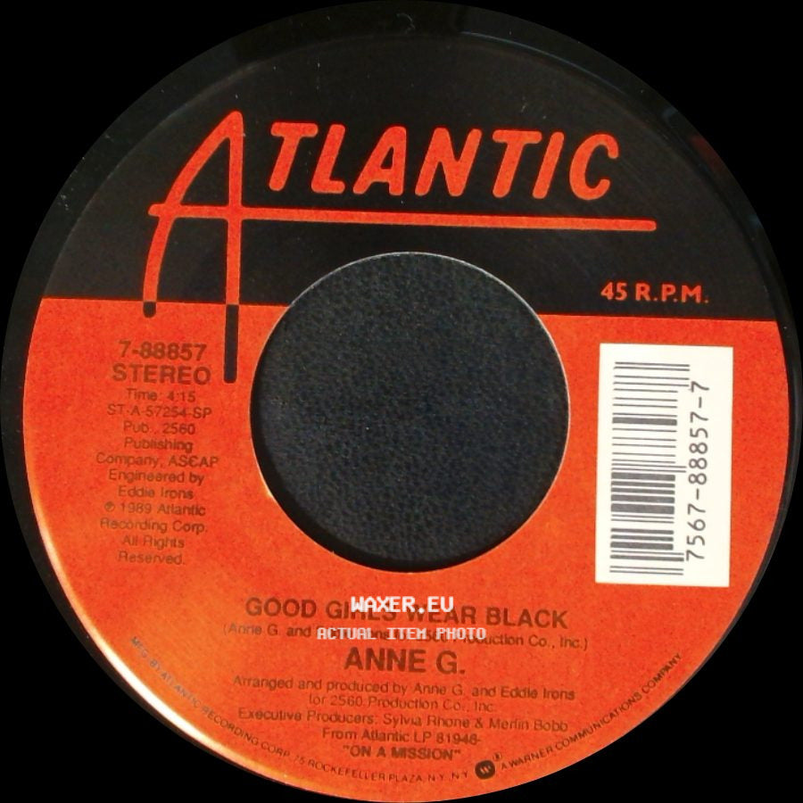 Anne G. - Heart Donor / Good Girls Wear Black side B