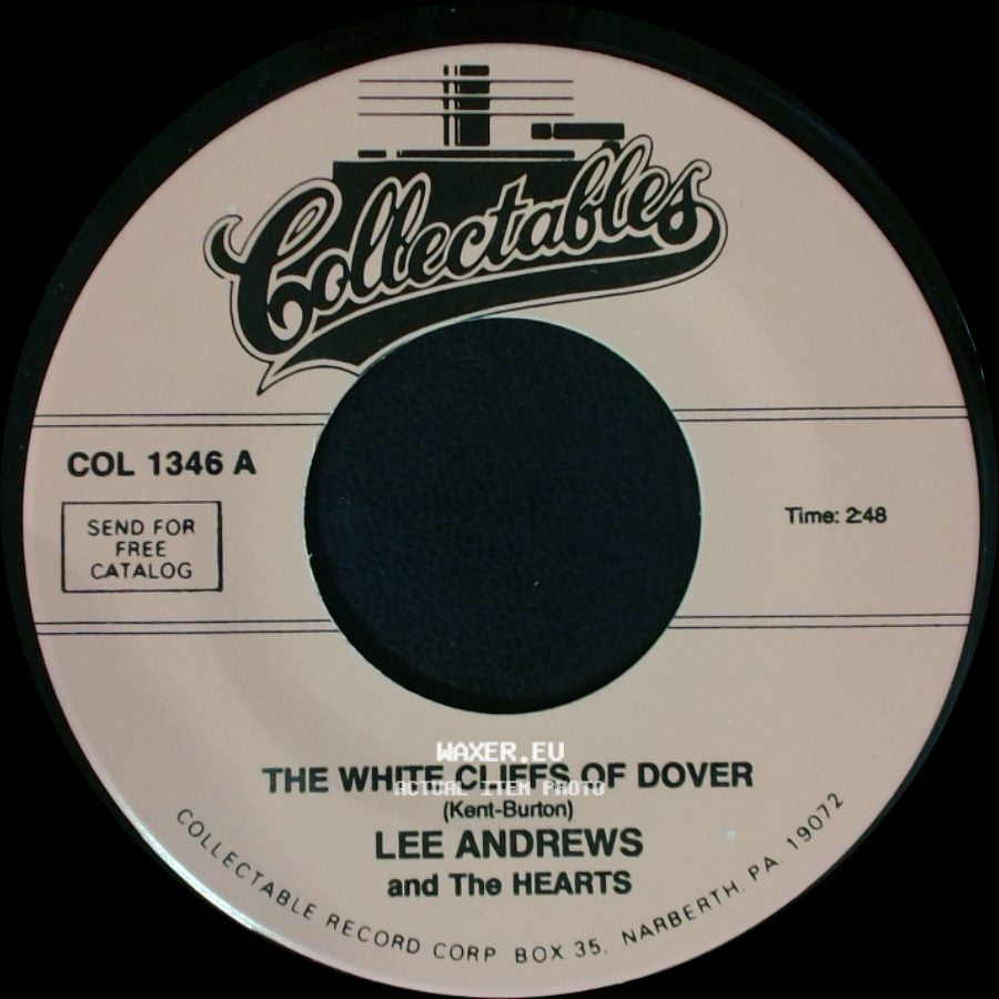 Lee Andrews And The Hearts - The White Cliffs Of Dover / Much Too Much side A