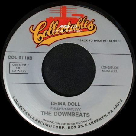 The Angels / The Downbeats - Glory Of Love / China Doll side B