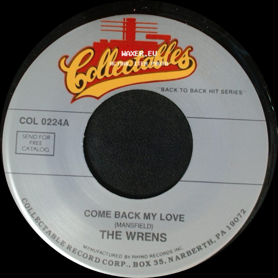 The Wrens - Come Back My Love / Serenade Of The Bells side A