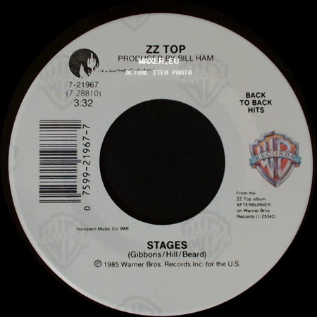 Zz Top - Velcro Fly / Stages side B