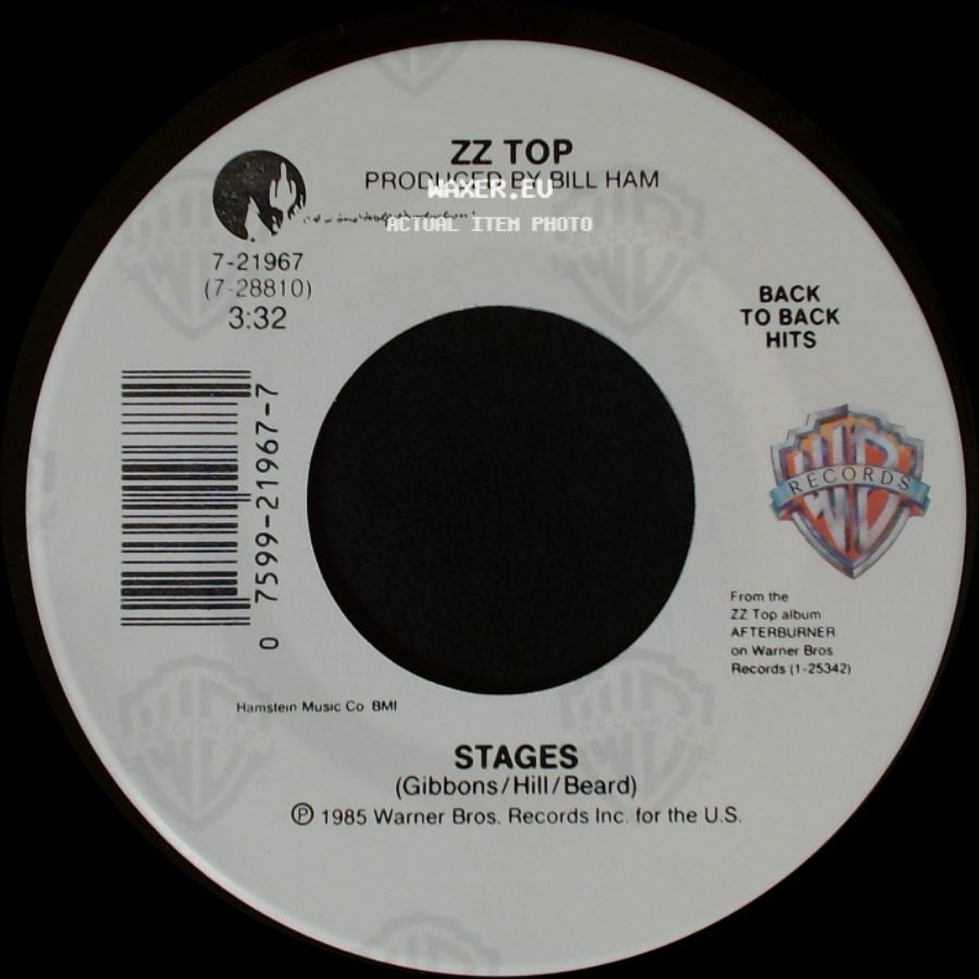 Zz Top - Velcro Fly / Stages side B