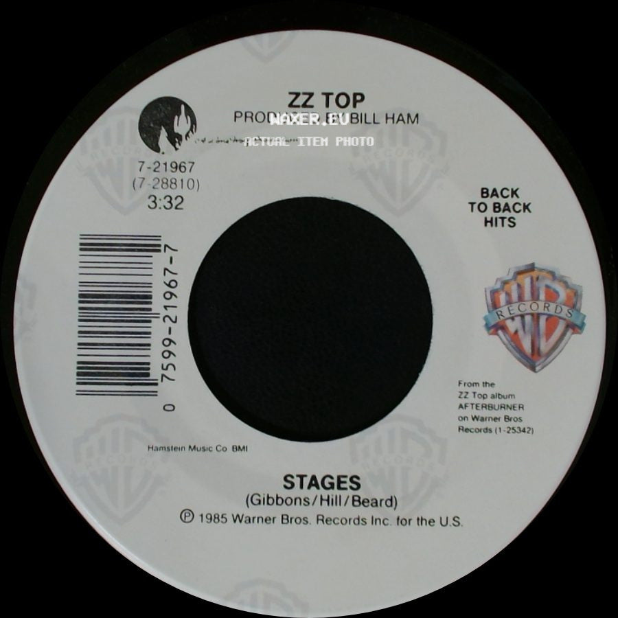 Zz Top - Velcro Fly / Stages side B