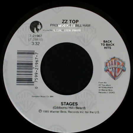 Zz Top - Velcro Fly / Stages side B
