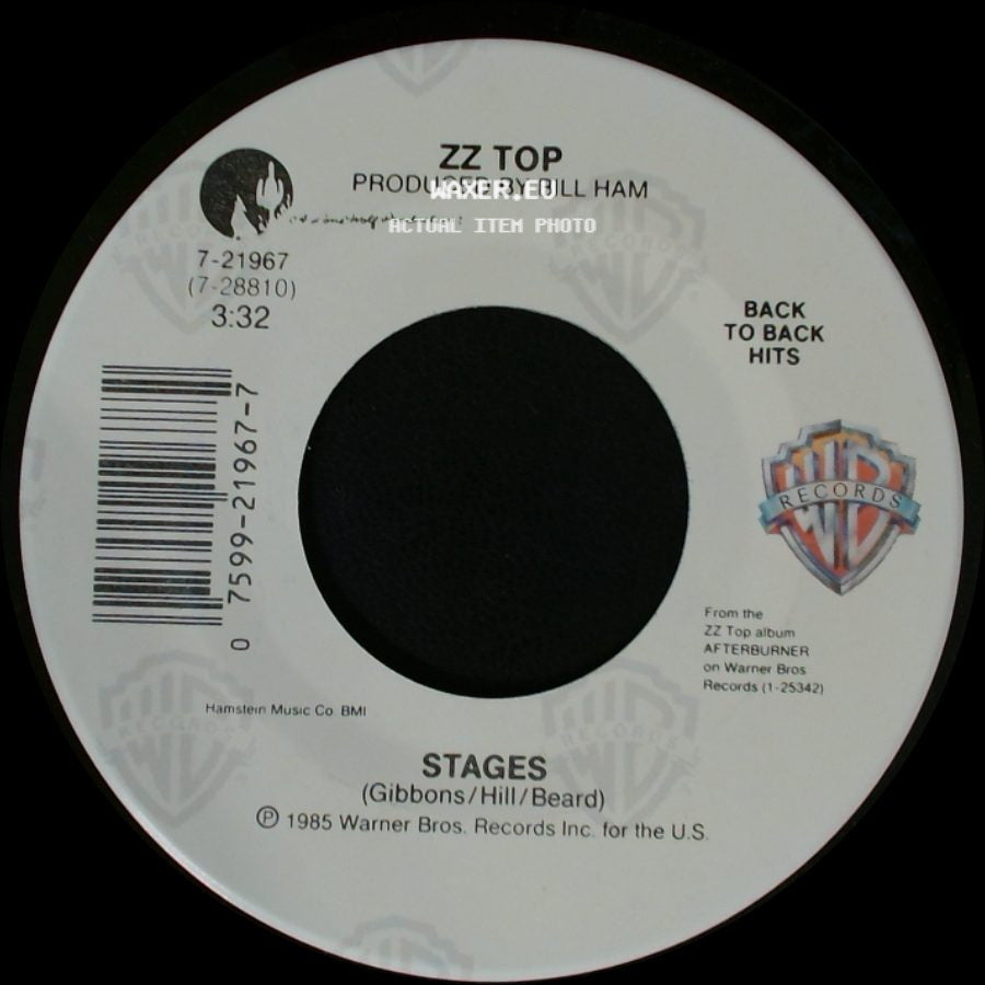Zz Top - Velcro Fly / Stages side B