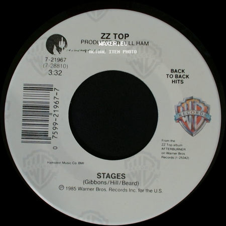 Zz Top - Velcro Fly / Stages side B