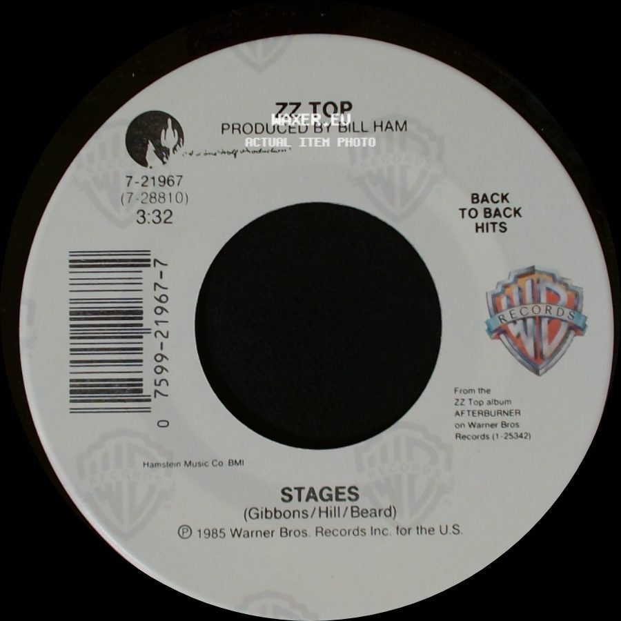 Zz Top - Velcro Fly / Stages side B