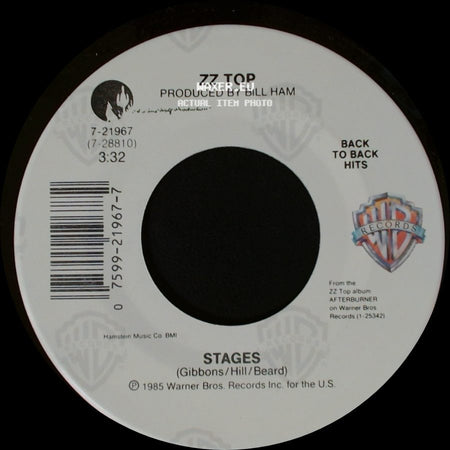 Zz Top - Velcro Fly / Stages side B