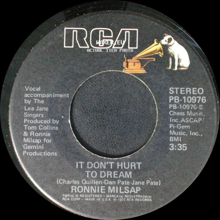 Ronnie Milsap - It Don't Hurt To Dream / It Was Almost Like A Song side A