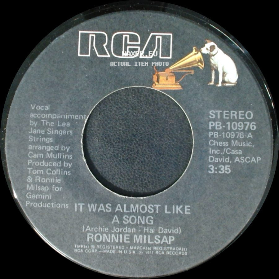 Ronnie Milsap - It Don't Hurt To Dream / It Was Almost Like A Song side B