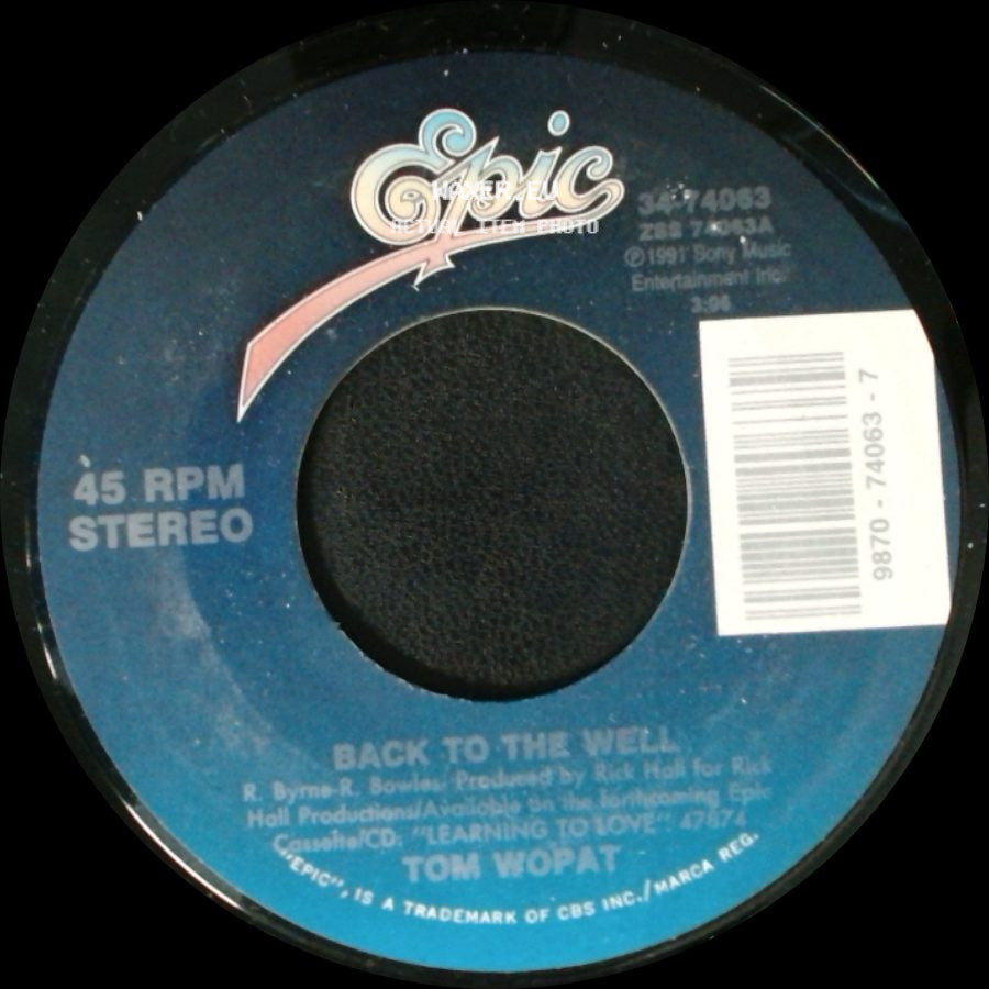 Tom Wopat - Back To The Well / Always A Blue Moon side A