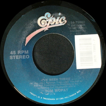 Tom Wopat - Too Many Honky Tonks (On My Way Home) / I've Been There side B