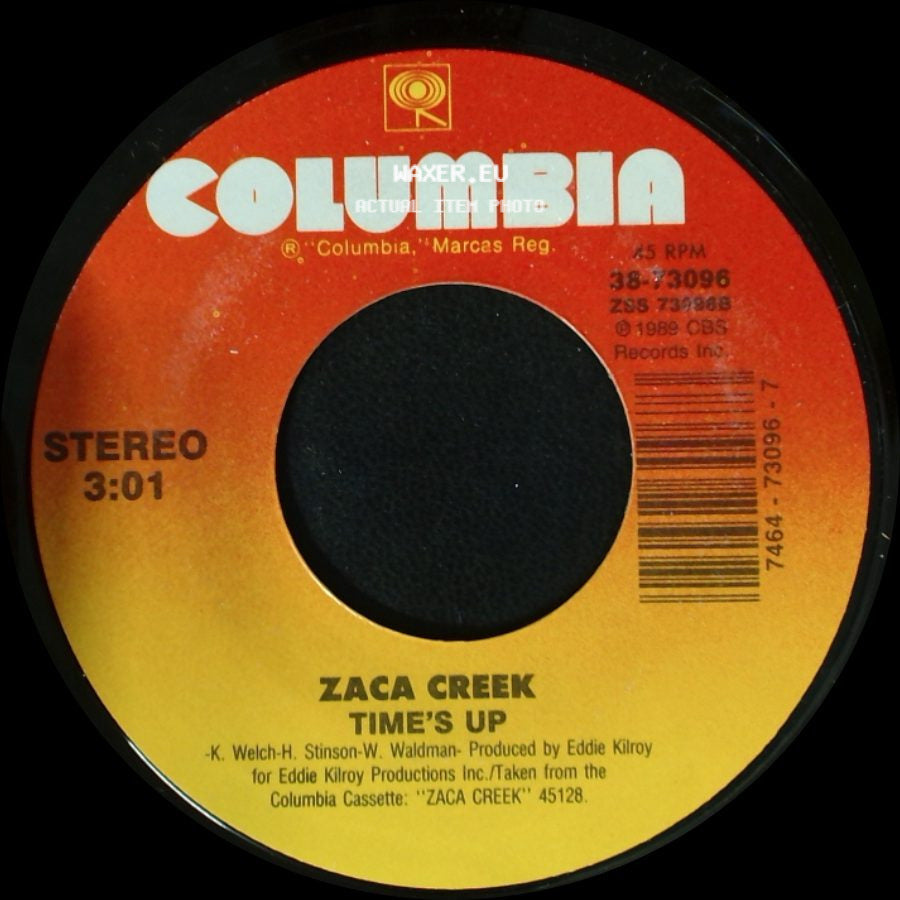 Zaca Creek - Time's Up / Ghost Town side A