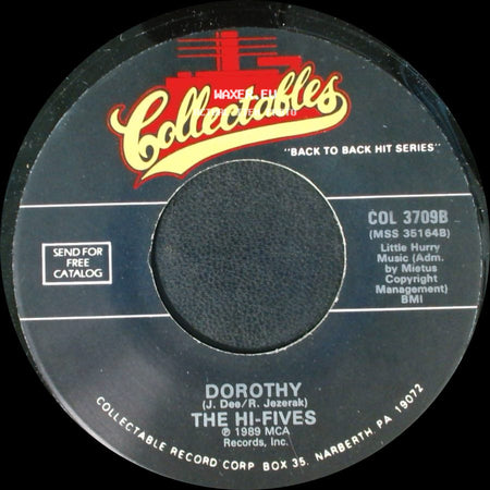 The Mills Brothers / The Hi-Fives - Gloria / Dorothy side B