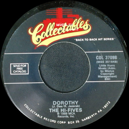 The Mills Brothers / The Hi-Fives - Gloria / Dorothy side B