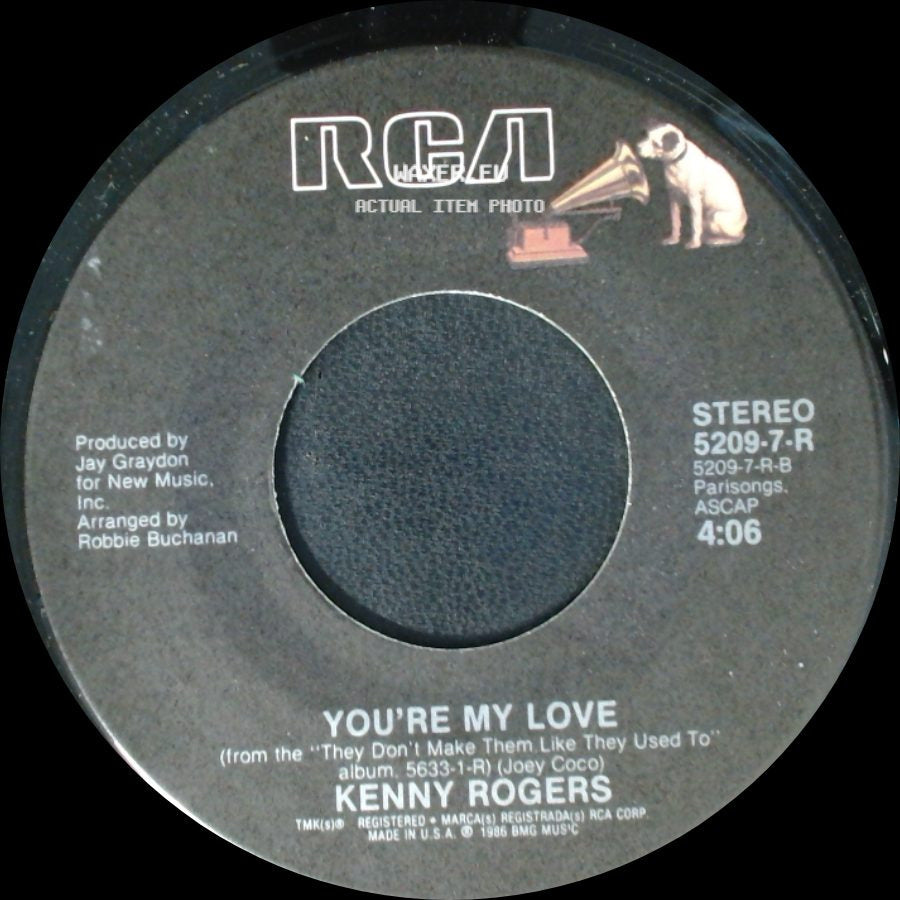 Kenny Rogers / Kenny Rogers & Ronnie Milsap - You're My Love / Make No Mistake, She's Mine side A