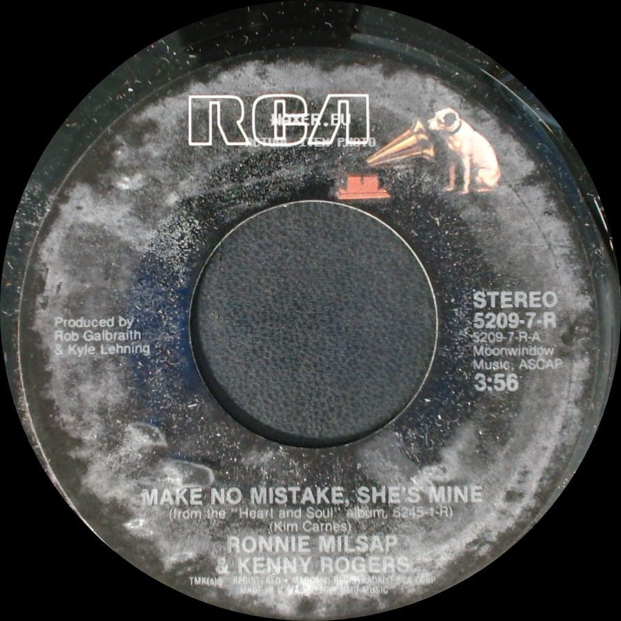 Ronnie Milsap & Kenny Rogers / Kenny Rogers - Make No Mistake: She's Mine / You're My Love side A