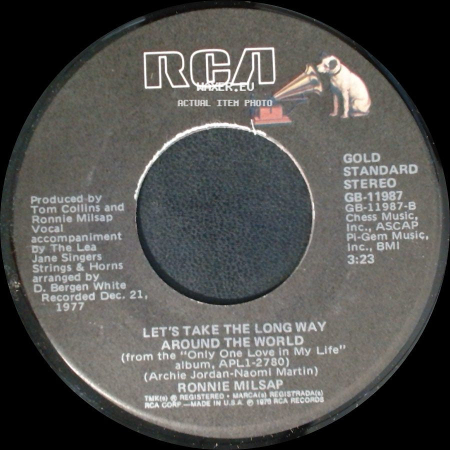 Ronnie Milsap - Let's Take The Long Way Around The World / What A Difference You've Made In My Life side A