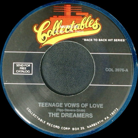 The Dreamers / The Five Stars - Teenage Vows Of Love / Ooh Shucks side A