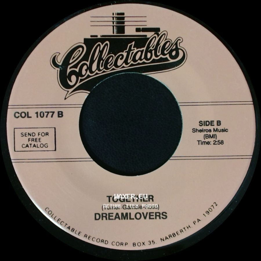 Dreamlovers - Amazons And Coyotees / Together side B