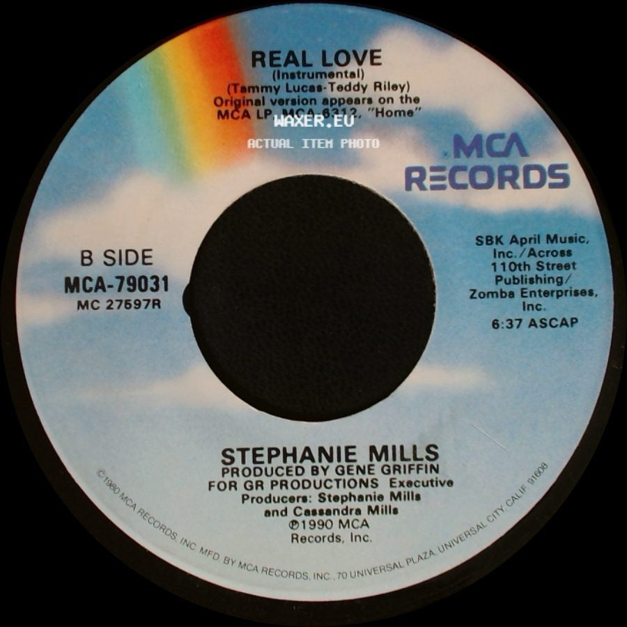 Stephanie Mills - Real Love / Real Love (Instrumental) side B