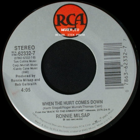 Ronnie Milsap - When The Hurt Comes Down / L. A. To The Moon side A