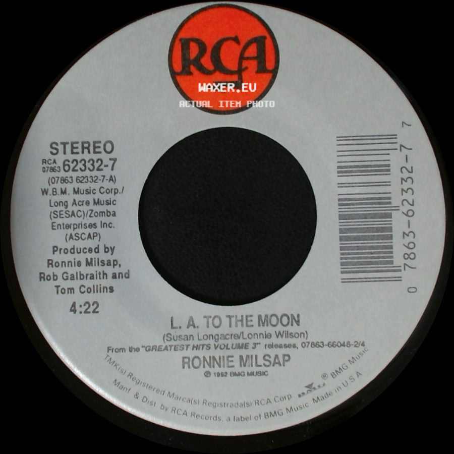 Ronnie Milsap - When The Hurt Comes Down / L. A. To The Moon side B