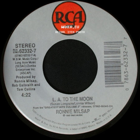 Ronnie Milsap - When The Hurt Comes Down / L. A. To The Moon side B
