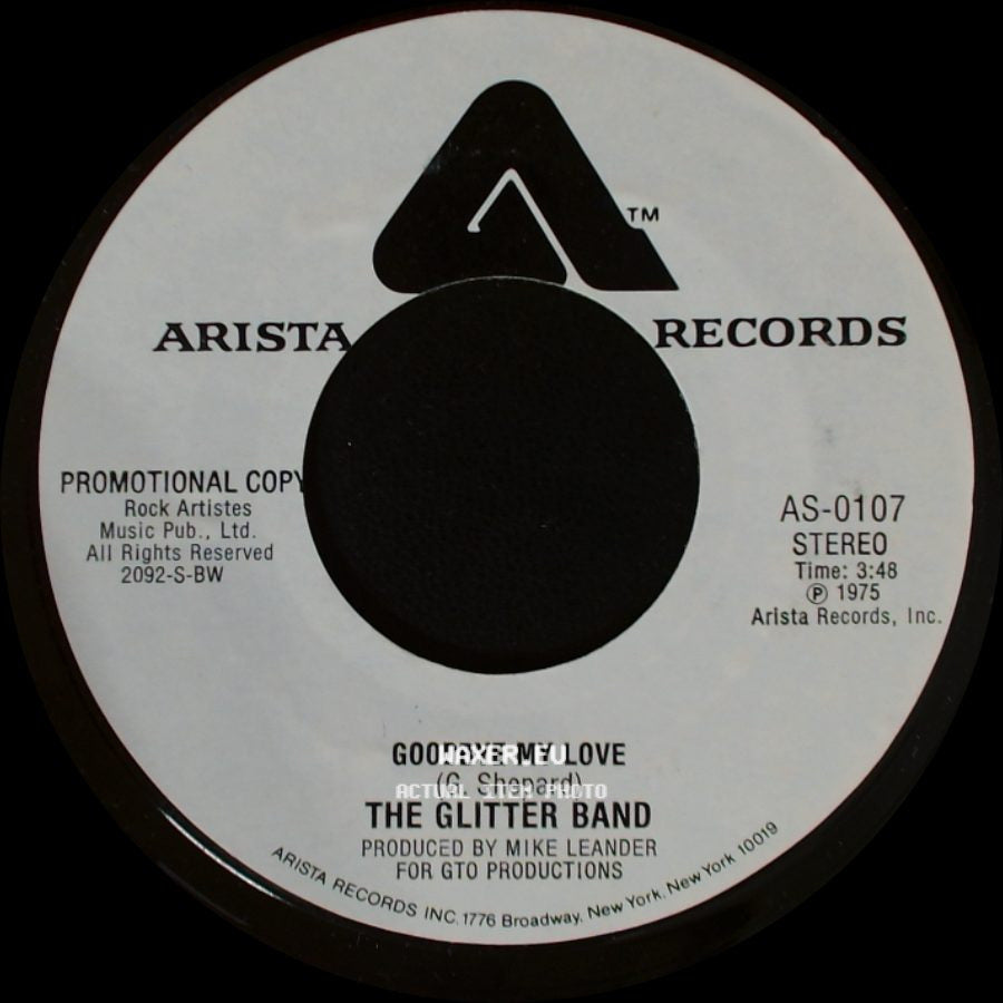 The Glitter Band - Goodbye My Love / Goodbye My Love side A