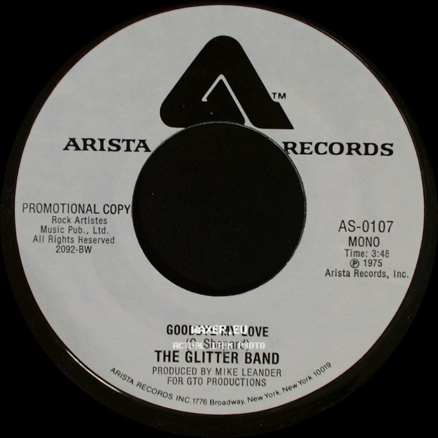 The Glitter Band - Goodbye My Love / Goodbye My Love side B