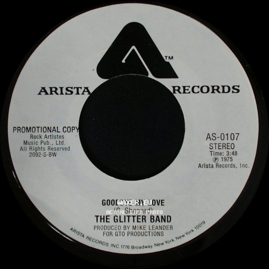 The Glitter Band - Goodbye My Love / Goodbye My Love side A