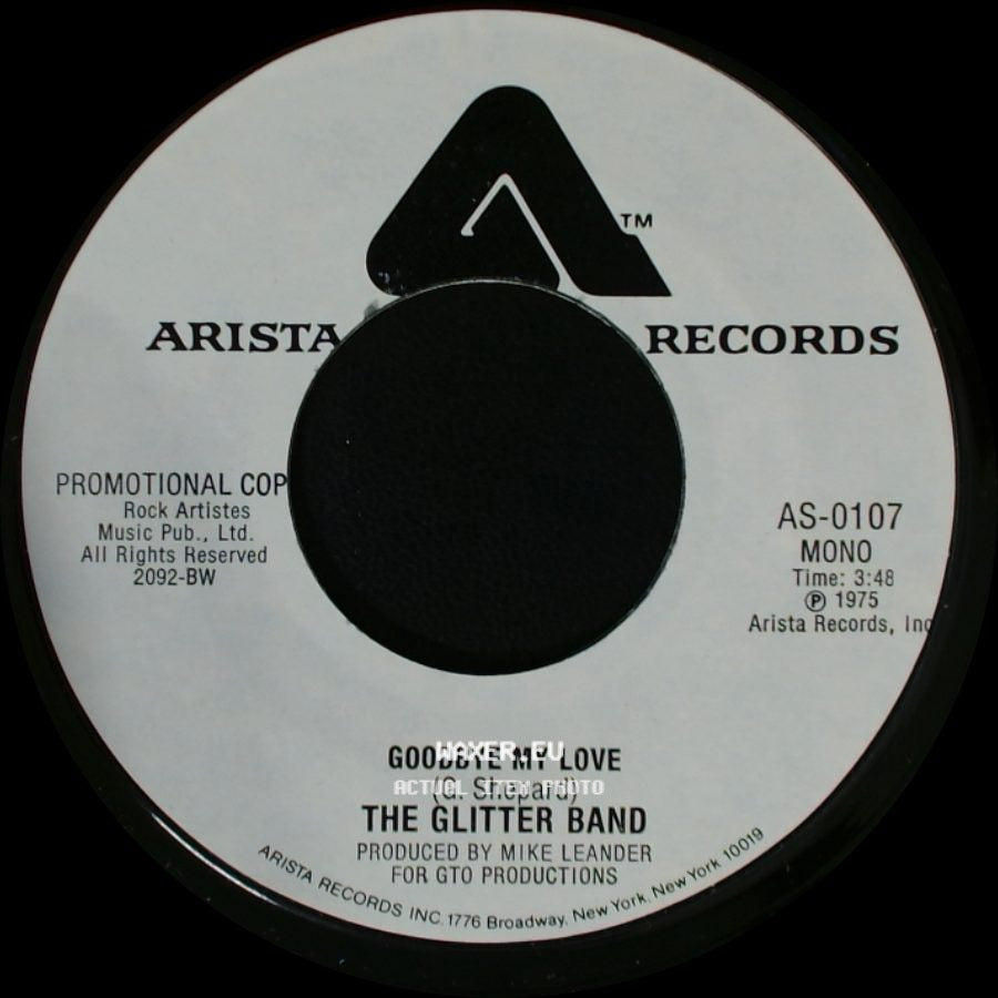 The Glitter Band - Goodbye My Love / Goodbye My Love side B
