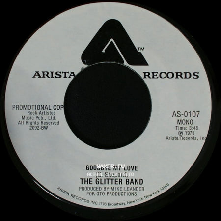 The Glitter Band - Goodbye My Love / Goodbye My Love side B