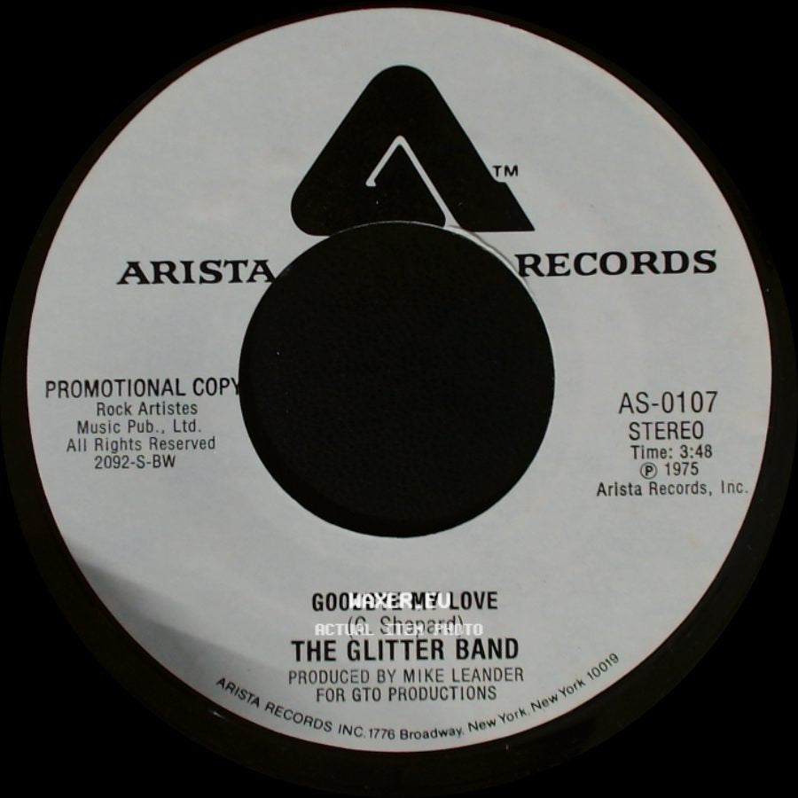 The Glitter Band - Goodbye My Love / Goodbye My Love side A