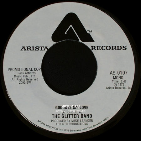 The Glitter Band - Goodbye My Love / Goodbye My Love side B