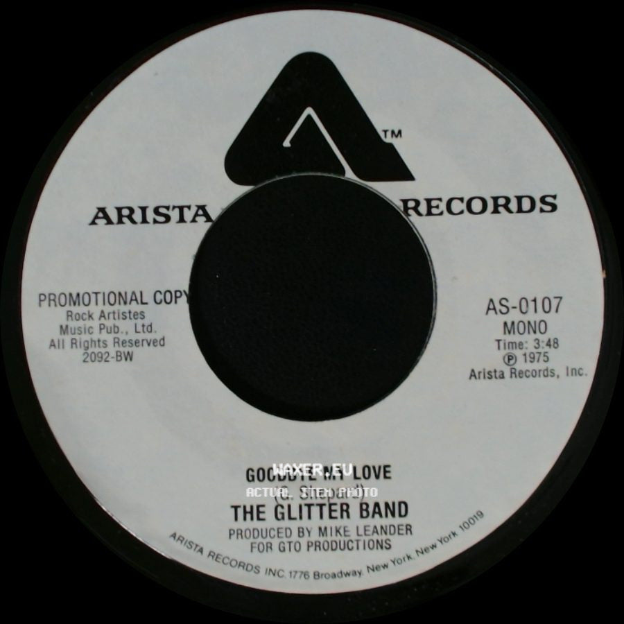 The Glitter Band - Goodbye My Love / Goodbye My Love side A