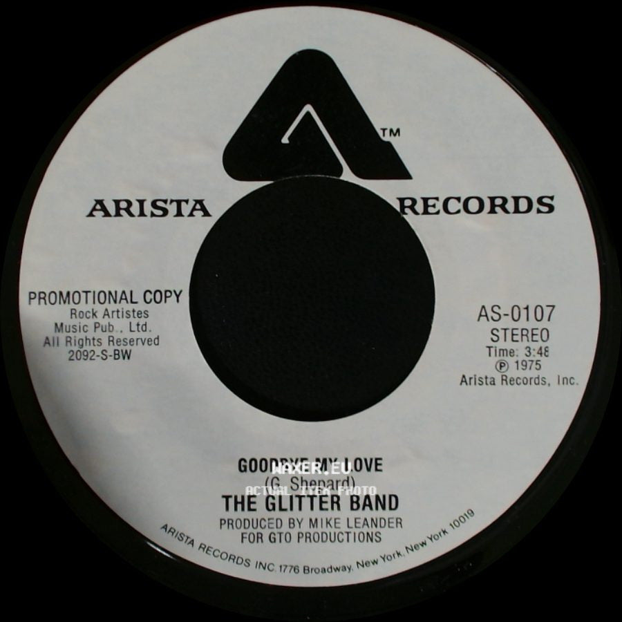 The Glitter Band - Goodbye My Love / Goodbye My Love side B