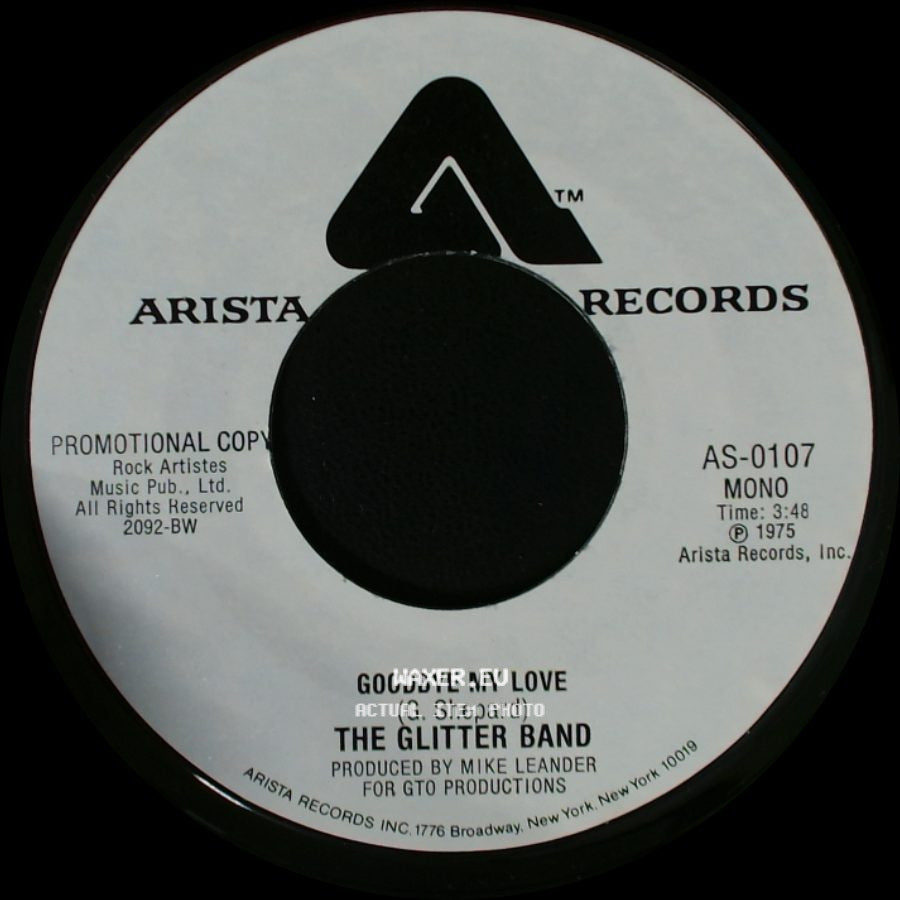 The Glitter Band - Goodbye My Love / Goodbye My Love side B